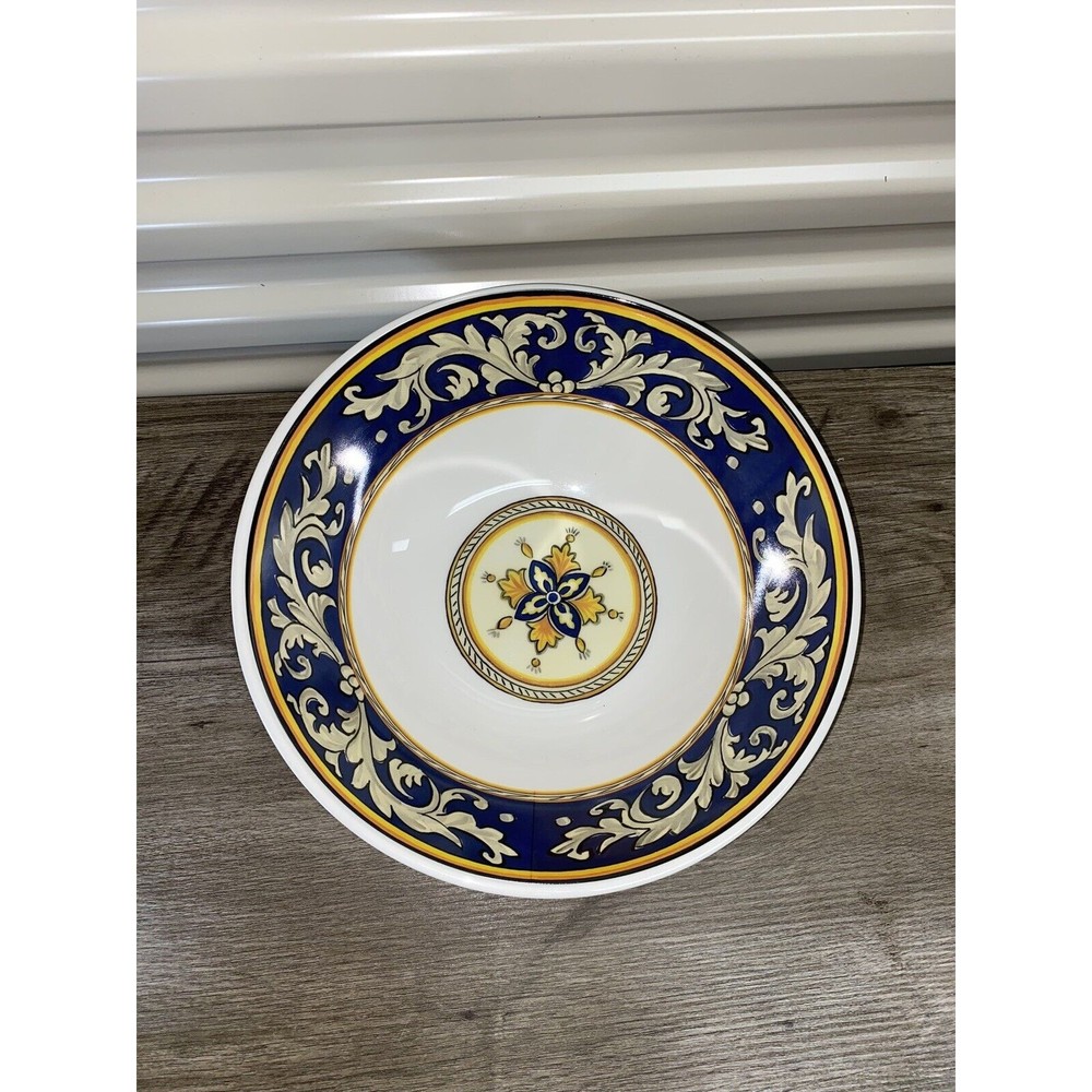 LE CADEAUX Melamine Malaga Blue Salad 11.5" Serving Pasta Bowl
